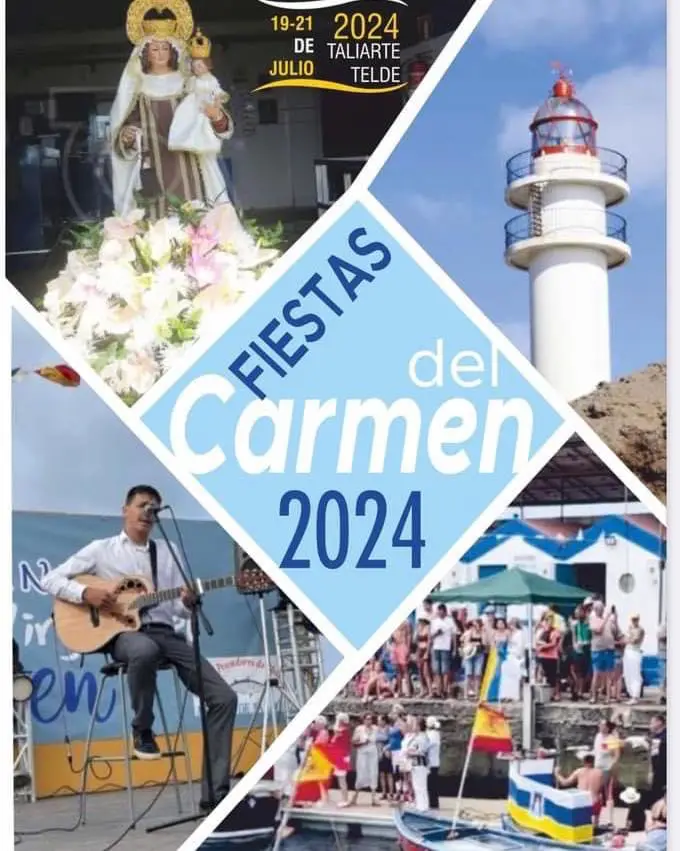 Fiestas del Carmen en Taliarte 2024. El evento se llevará a cabo del 19 al 21 de julio, ofreciendo variedad de actividades