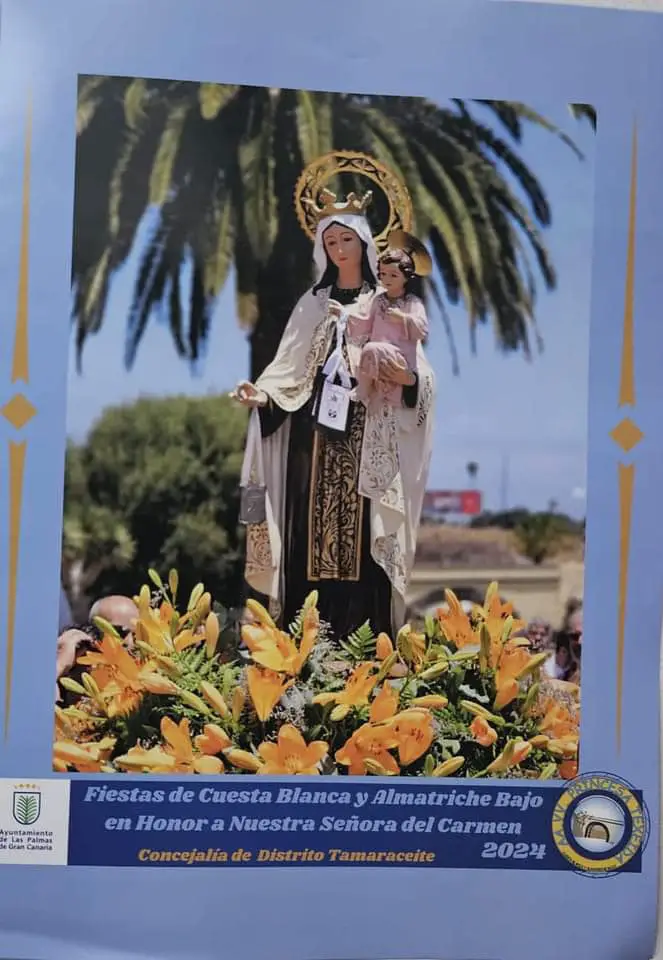 Fiestas de la Virgen del Carmen en Almatriche 2024. Programación de actos y eventos de las Fiestas con fechas del 12 al 21 de julio