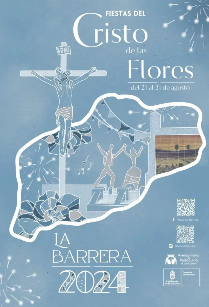 Las Fiestas Cristo de las Flores 2024 en La Barrera, Valsequillo, se celebran del 21 al 31 de agosto, con un programa repleto de actividades 