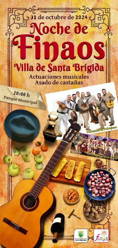 El próximo 31 de octubre, el municipio de Santa Brígida en Gran Canaria celebrará una de sus tradiciones más entrañables y significativas: la Noche de Finaos