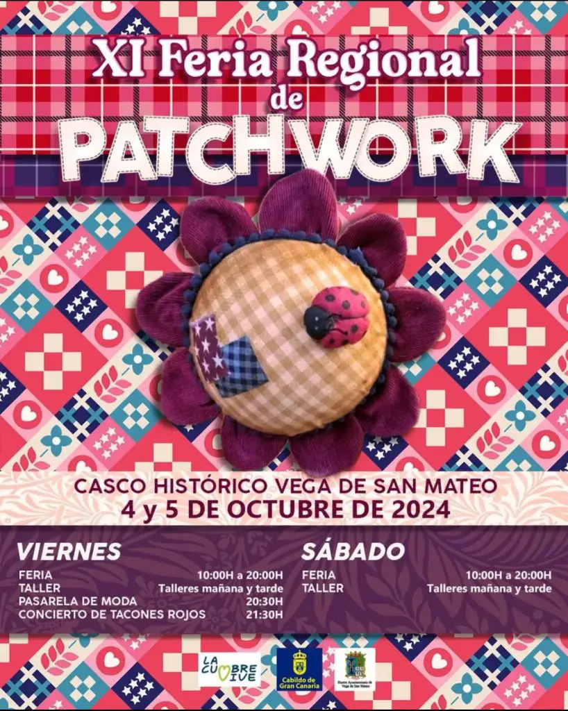 La localidad de Vega de San Mateo se prepara para celebrar la XI Feria Regional de Patchwork 2024, un evento esperado por los amantes de las manualidades y del arte textil