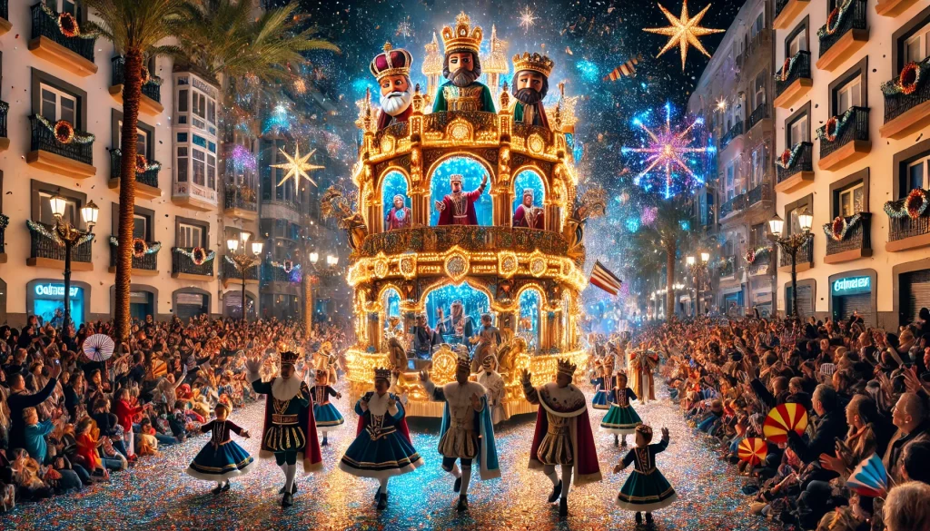 La Cabalgata de Reyes Magos en Las Palmas de Gran Canaria es uno de los eventos más esperados del año, especialmente por los más pequeños. Cada 5 de enero